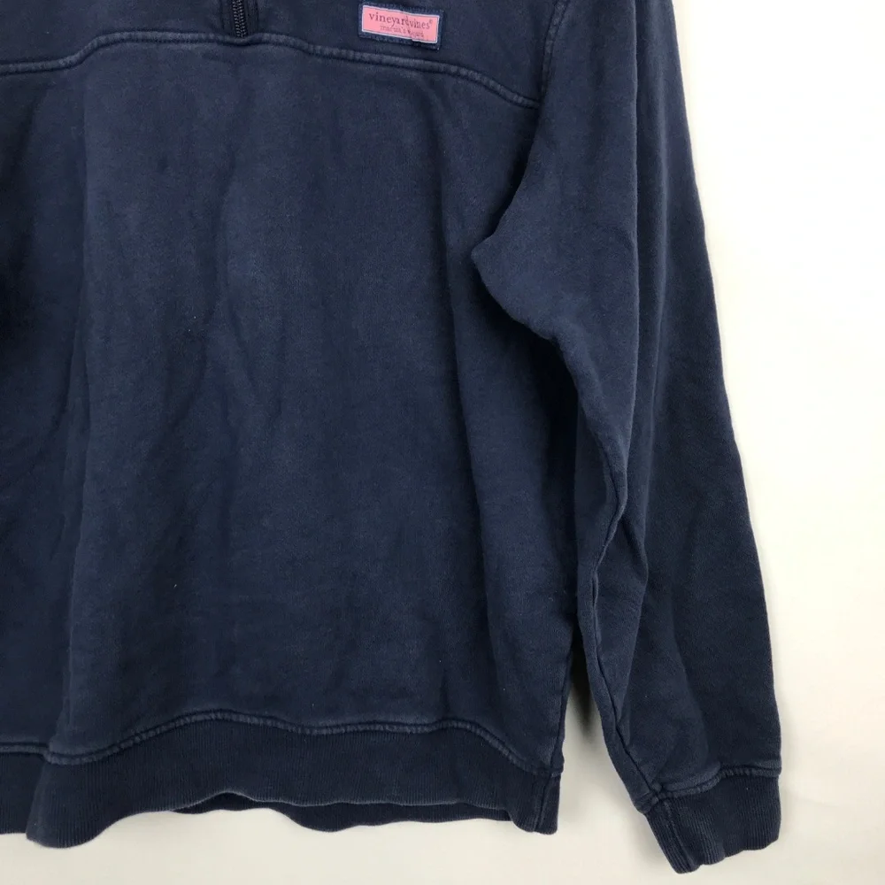 [3 for $15] Vineyard Vines Corduroy Shep Zip Pullover Sweater - Picture 3 of 8